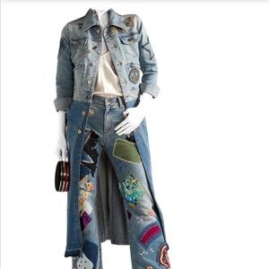 Roberto Cavalli Classic Blue Denim Jacket